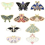 10 Stück Schmetterlings-Emaille-Anstecknadeln, niedliche...