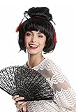WIG ME UP - 90747-ZA103 Perücke Damen Halloween Karneval Japan Geisha...