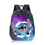 Runup Stitch Rucksack für Kinder, Stitch Cartoon Rucksack, Rucksack...