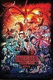 Stranger Things - Seasons Montage - Poster Plakat Druck - Größe...
