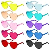 SelfTek 10 Stück Herz Brille, Magische Farben Party Herz Brille,...