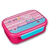 Scooli Brotdose für Kinder mit herausnehmbaren Einsatz - Peppa Wutz...