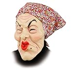 Orlob Gummi Maske Alte Frau - Oma Masken Fasching
