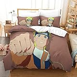 （Naruto） Dreiteilige Mikrofaser Bettbezug sehr weich pflegeleicht...