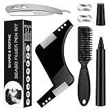 Bart Schablone Styling Stift Beardpen Bartstift BartfüLler Beard Pen...
