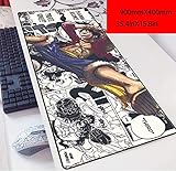 LFLLFLLFL Gaming mauspad mauspad XXL Anime One Piece Mouse Pad Große...
