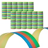 Idena 8274040 - Luftschlangen Set, 12 Rollen mit je 18 Abrisse,...