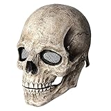 ALNILK Schädel Maske, Halloween Maske 3D Totenkopfmasken Mit...