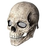 ALNILK Schädel Maske, Halloween Maske 3D Totenkopfmasken Mit...