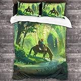 ANSSON Kinder Bettwäsche 135x200cm The Legend of Zelda Bettbezug + 2...