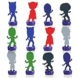 12 Pcs Figuren Set, Enthalten Gecko Simba Romeo Catboy Eulette Figuren...