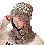 AUNEVN Winter Warme Mütze Damen Winter Gestrickte Warme Mützen...