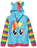 My little Pony Rainbow Dash Blau Mädchens Kostüm Hoodie Sweatshirt...