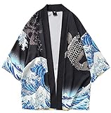 Siehin Herren Japan Happi Kimono Haori Cardigan Frühling-Sommer Jacke...