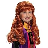Disney Offizielle Anna Perücke Für Kinder, Frozen Kostüm Zubehör...