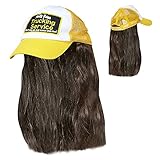 Widmann 05934 - Trucker Cap mit Haaren, Verstellbar, Cap, Hut,...