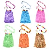 18 Stück Hawaii Rock,Hula-Rock-Kostüm-Zubehör-Set für Hawaii...