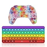 Bdwing 2 Pack Push Bubble Sensory Fidget Spielzeug, Silikon...