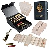 Harry Potter Schreibwaren Set mit Zauberstifte Umschläge Briefpapier...