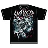 Slayer Unisex Demon Storm T-Shirt, Schwarz, XL