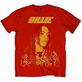 Billie Eilish Offizielles T-Shirt Racer' Logo Jumbo Rot Gr. M, rot