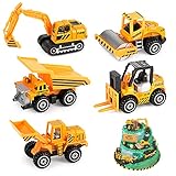 YIMORE Baustellenfahrzeuge Kinder Spielzeugautos Metall - Bagger...