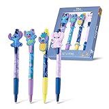 Disney Stifte Set - 4er Pack Stitch Novelty Süße Stifte – Lilo und...