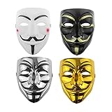 Udekit Hacker Maske V für Vendetta Maske für Kinder Frauen Männer...