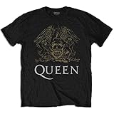 Queen Herren T-Shirt Schwarz Schwarz Large Gr. XL, Schwarz