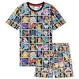Pokemon Schlafanzug Kinder Jungen Teenager Atmungsaktive Nachtwäsche...