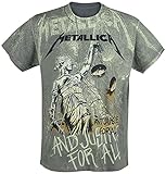 Metallica ... and Justice for All - Neon Backdrop Männer T-Shirt...