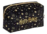 Harry Potter Make Up Bag for Women Girls Pencil Case Black Velvet...
