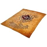 Elbenwald Harry Potter Flauschdecke mit der Karte des Rumtreibers...