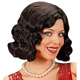 Widmann T0995 - Perücke goldene Zwanziger, schwarz, 20er und 30er...
