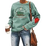 Damen-Sweatshirt „Griswold's Tree Farm“, mir rotem Herz,...