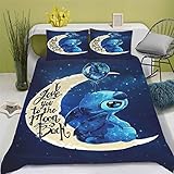 Bfrdollf Lilo Und Stitch Bettwäsche, Stitch Bettwäsche 135x200 Für...