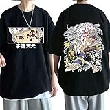 OUHZNUX Anime Demon Slayer T-Shirt Männer Frauen T-Shirt Anime Tengen...