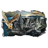 Chicbanners V555 Wandtattoo 3D Wandaufkleber Harry Potter Hogwarts...