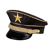 Boland 04292 - Mütze General für Erwachsene, Hut für Karneval oder...