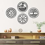 GIMOCOOL Wikinger Wand Deko, Wikinger Wanddeko Holz, 4 Stück Wikinger...