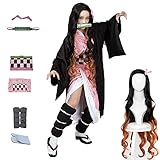 JYakeji 9 StückJapanische Anime Demon Slayer Cosplay:Kimetsu no Yaiba...