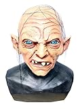 shoperama Hochwertige Latex-Maske in Lebensmittelqualität - Gollum -...
