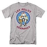 Cotton Soul Breaking Bad Los Pollos Emblem Herren T-Shirt, Grau...