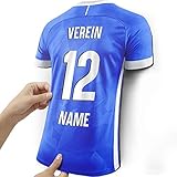 Elbeffekt Trikotlampe für Schalke Fans aus Holz - personalisierbares...