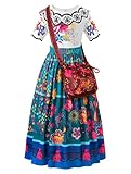 JerrisApparel Mirabel Kleid Kinder Halloween Cosplay Party Verkleidung...