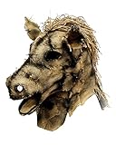 Horror-Shop Pferd Vogelscheuchen Maske als Kostümzubehör