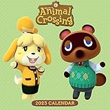 Animal Crossing 2023 Kalender, Month To View Square Wall Wandkalender...