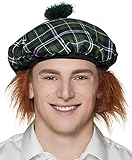 Boland - Barett Mister Tartan, Mütze mit Haar, Karo-Muster,...