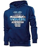 Schalker 4619 Fussball Kapuzen Pullover Pulli Fan Artikel Oberteil...