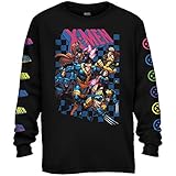 Marvel X-Men 90's Group Shattershot Adult Long Sleeve T-Shirt